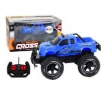 LEAN Toys Toy Car Remote Controlled Off-Road Car RC 1:18 Blue Rotaļļieta