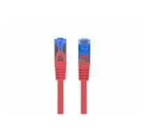 Lanberg Patchcord S/ FTP Cat.6A LSZH CCA 0.5m red aksesuārs