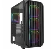 Sharkoon AK5M RGB tower case black datoru korpuss
