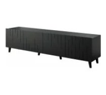 Cama MEBLE BARI 200x42x52 Matte Black Mēbeles