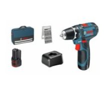 Bosch GSR 12V-15 BG 2x2.0/ 25 ACC/ 12V-20 Urbjmašīna