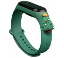 Fusion Accessories Xiaomi Mi Band 5/ 6 Green Xmas Christmas Tree 2 Siksniņa