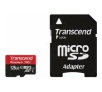 Transcend memory card microSDXC 128GB Class 10 UHS-I atmiņas karte