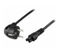 Deltaco Power cord angled CEE 7/ 7 - IEC C5 0.5m black aksesuārs