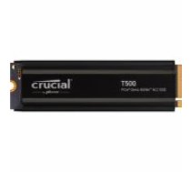 Crucial Crucial T500 1TB (black, PCIe 4.0 x4, NVMe, M.2 2280, with heatsink) SSD disks