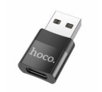 Hoco UA17 Adapter USB-A to Type-C black aksesuārs