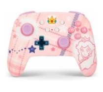 PowerA Enhanced Wireless Controller for Nintendo Switch Princess Peach Plaid spēļu kontrolieris