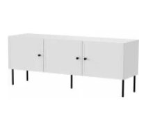 Cama MEBLE PALAZZO BIS 151x40x60 White Matt Mēbeles