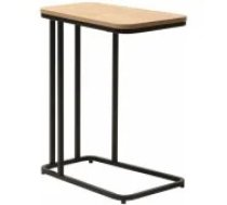Evelekt HEDVIG 50x32xH60cm Brown/ Black Kafijas galdiņš
