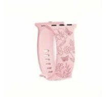 Riff Silicone Strap for Apple Watch 42 / 44 / 45 / 49 mm Pink Siksniņa