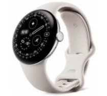 Google Pixel Watch 4 45mm Silver / Porcelain GA09308-EU viedpulkstenis