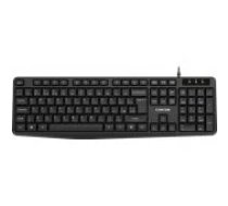 Canyon KB-1 UK Wired Black klaviatūra