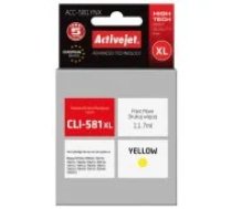 ActiveJet Canon CLI-581YNX 11.7ml Yellow kārtridžs