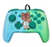 PDP Faceoff Deluxe+ Audio Animal Crossing Blue/ Green spēļu kontrolieris