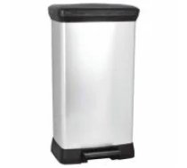 Curver Pedal waste bin 50L Metallized Tvertne