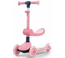 Milly Mally Fuzzy Pink Bērnu skrejritenis