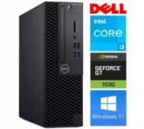 Dell OptiPlex 3070 SFF i3-9100 8GB 512SSD GT1030 2GB W11Pro ReNew dators