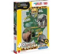 Clementoni Clementoni Puzzle 180 pieces National Kids Wildlife Expedition Puzle
