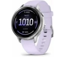 Garmin Venu 4 41mm Silver with Periwinkle Silicone Band 010-03013-01 viedpulkstenis