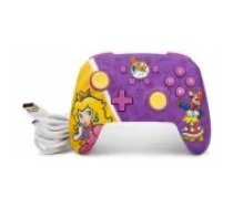 PowerA Enhanced Wired Controller for Nintendo Switch Princess Peach Battle spēļu kontrolieris
