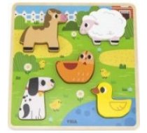 Viga _7577562 Viga 44662 Wooden puzzle - Farm Puzle