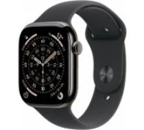 Apple Watch Series 11 Cellular 46mm Slate Titanium / Black Sport Band - M/ L viedpulkstenis