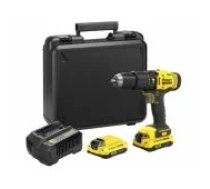 Stanley Impact Drill Driver 18V Fatmax V20 2x1.5AH Case Urbjmašīna