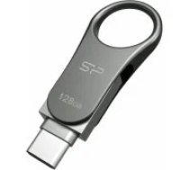 Silicon Power 128GB Mobile C80 USB 3.1/ USB-C Titanium USB flash