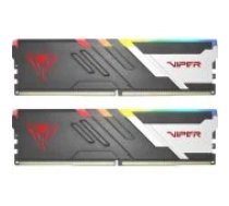 Patriot Viper Venom RGB Black 2x32GB DDR5 5200MHZ UDIMM PVVR564G520C40K operatīvā atmiņa