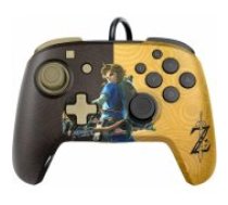 PDP Faceoff Deluxe+ Audio Zelda Brown/ Gold spēļu kontrolieris