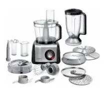Bosch MC812M865 Black/ Silver virtuves kombains