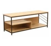 Evelekt DIMITRA 120x40xH45cm Rustic/ Black Mēbeles