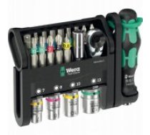 Wera Wera Tool-Check Modular 1, bit set black/ green, 21 pieces, including 1 Instruments