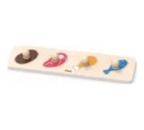 Viga Viga Viga 44533 First puzzles with handles - food Puzle
