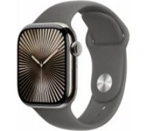 Apple Watch Series 10 Cellular 42mm Natural Titanium/ Stone Grey Band - M/ L viedpulkstenis