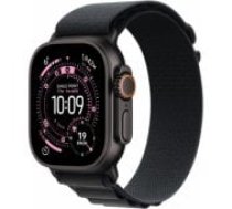 Apple Watch Ultra 3 49mm Black Titanium/ Black Alpine Loop - Medium viedpulkstenis