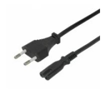 Deltaco Power cable CEE 7/ 16 - C7 1.5m black aksesuārs