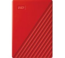 Western Digital My Passport 6TB 2.5" Red/ Black WDBR9S0060BRD-WESN ārējais cietais disks