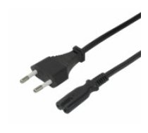 Deltaco Power cable CEE 7/ 16 - C7 3m black aksesuārs