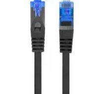 Lanberg Patchcord S/ FTP Cat.6a LSZH CCA 0.25m black aksesuārs