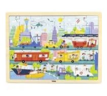Viga Viga Viga 44582 Puzzle on a pad of 48 elements - getting to know trans Puzle