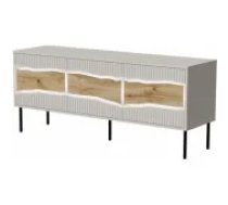 Cama MEBLE INSERTO 3D 143.5x40x61.5 Cashmere + LED Mēbeles