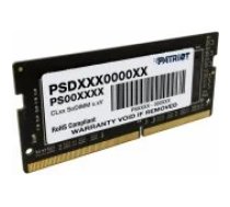Patriot Signature Line Black 16GB DDR4 3200MHZ SODIMM PSD416G32002S operatīvā atmiņa