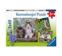 Ravensburger Puzzle 3x49 Cuddly Kittens Puzle