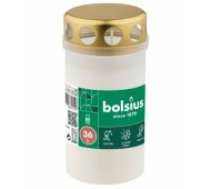 Bolsius Candle white 12x7x7cm Svece