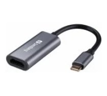 Sandberg USB-C to HDMI Link Black/ Silver aksesuārs