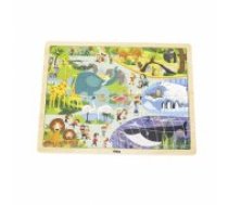 Viga Viga Viga 44587 Puzzle on a pad of 48 elements - let®s get to know the Puzle
