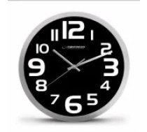 Esperanza Wall Clock EHC013K Black/ White Aksesuārs