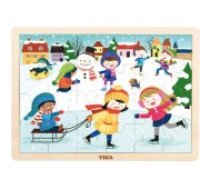 Viga Viga Puzzle sezonowe Zima Puzle