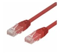 Deltaco Patch cable U/ UTP Cat6 LSZH 250MHz 0.3m red aksesuārs